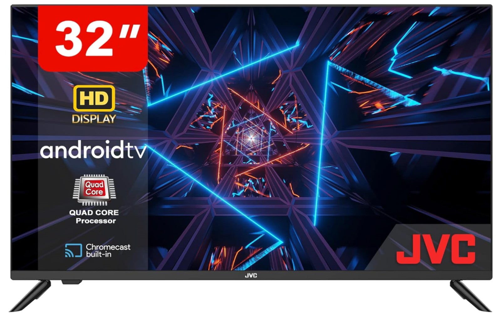 Jvc 32" Smart Tv W Built-in Chromecast Led Display Remotecontrol