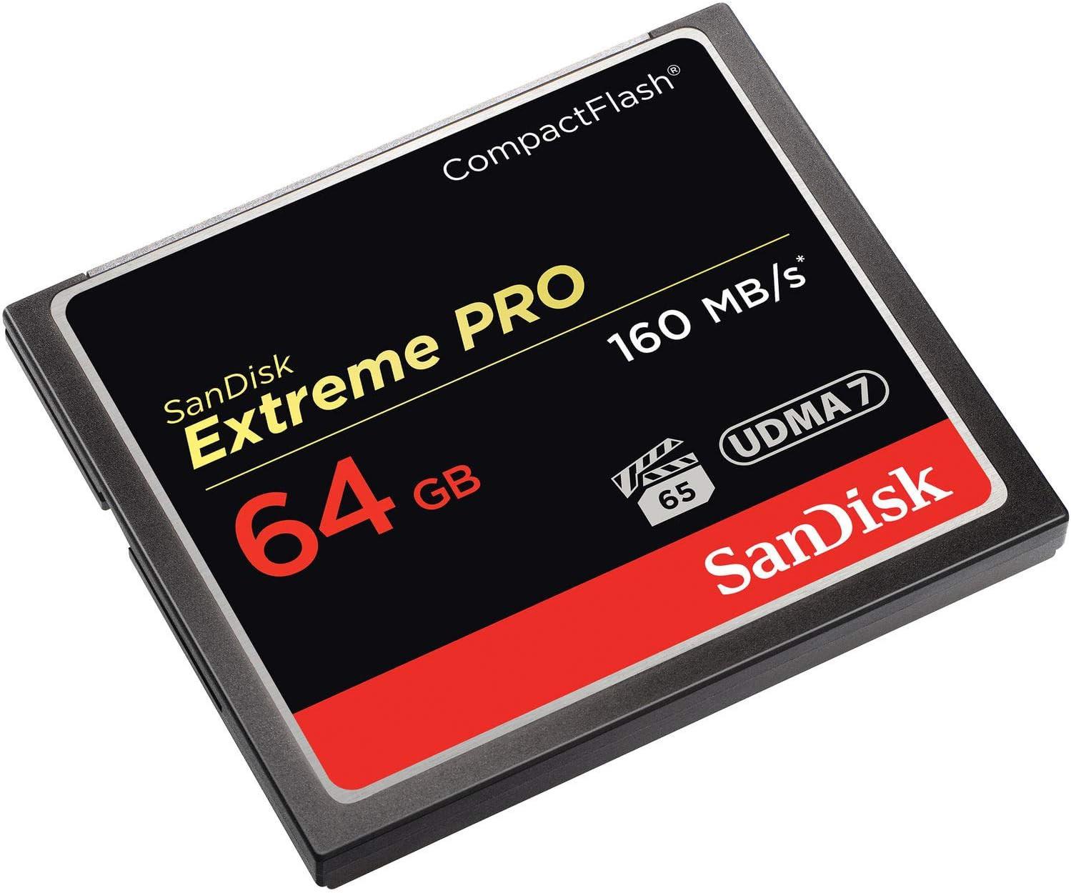 Sandisk 64gb Extreme Pro Compactflash Memory Card