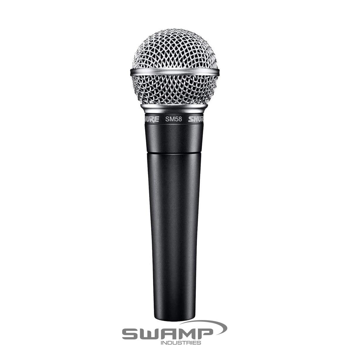 Shure Sm58 Dynamic Cardioid Vocal Microphone With Bag And Clip