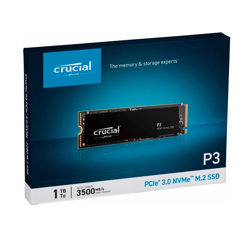 Ssd M.2 1tb Crucial P3 Nvme M.2 Pcie 3d Nand Ssd Ct1000p3ssd8 Up To