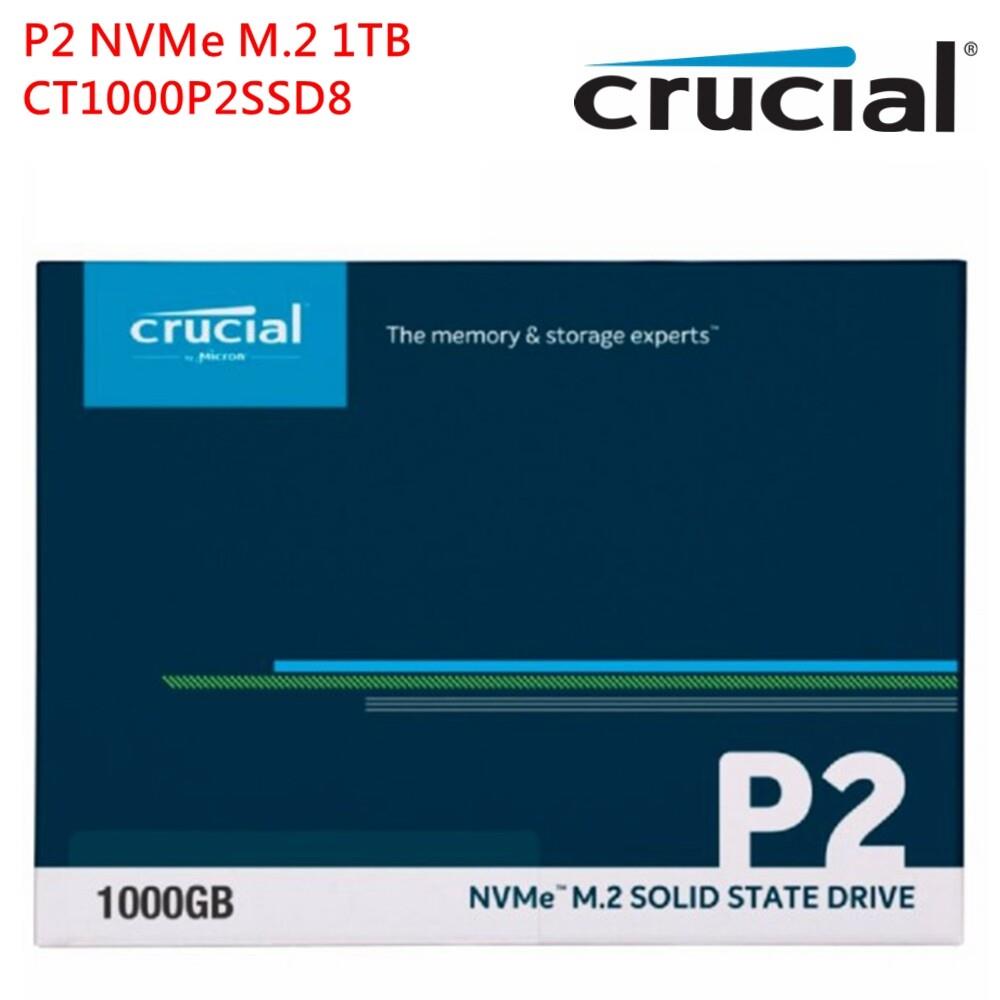 Ssd M.2 Crucial 250gb 500gb 1000gb P2 Nvme M.2 Pcie 3d Nand Ssd