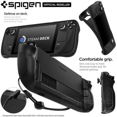 For Valve Steam Deck Oled/ Lcd Case Genuine Spigen Rugged Armor Protective Cover