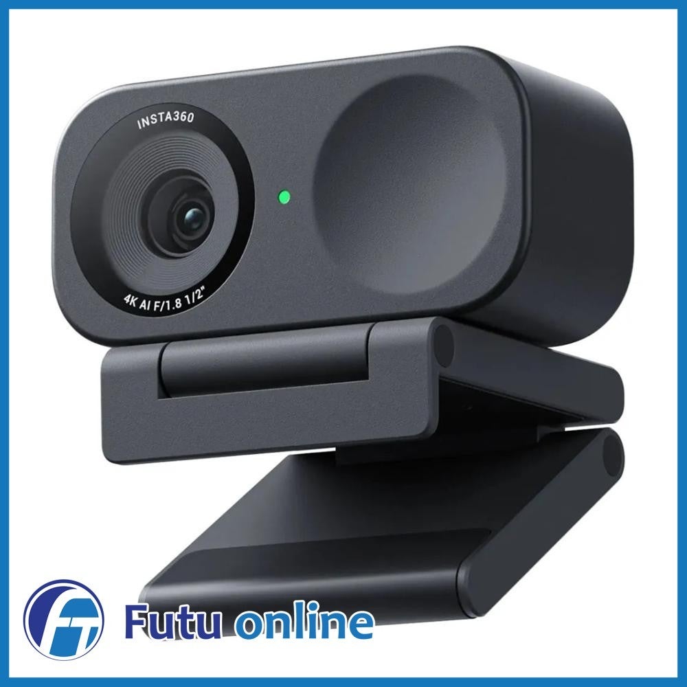 Insta360 Link 2c 4k(3840 X 2160) Pro Audio Ai Webcam - Black