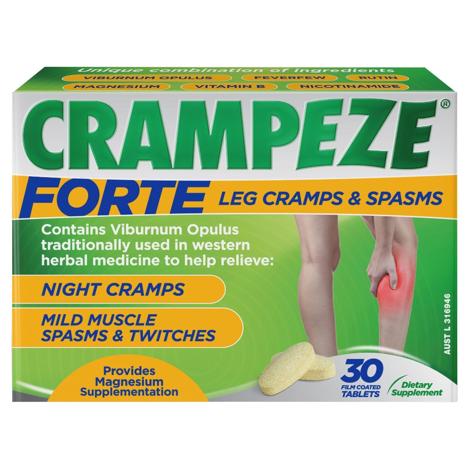 Crampeze Forte Leg Cramps & Spasms 30 Capsules
