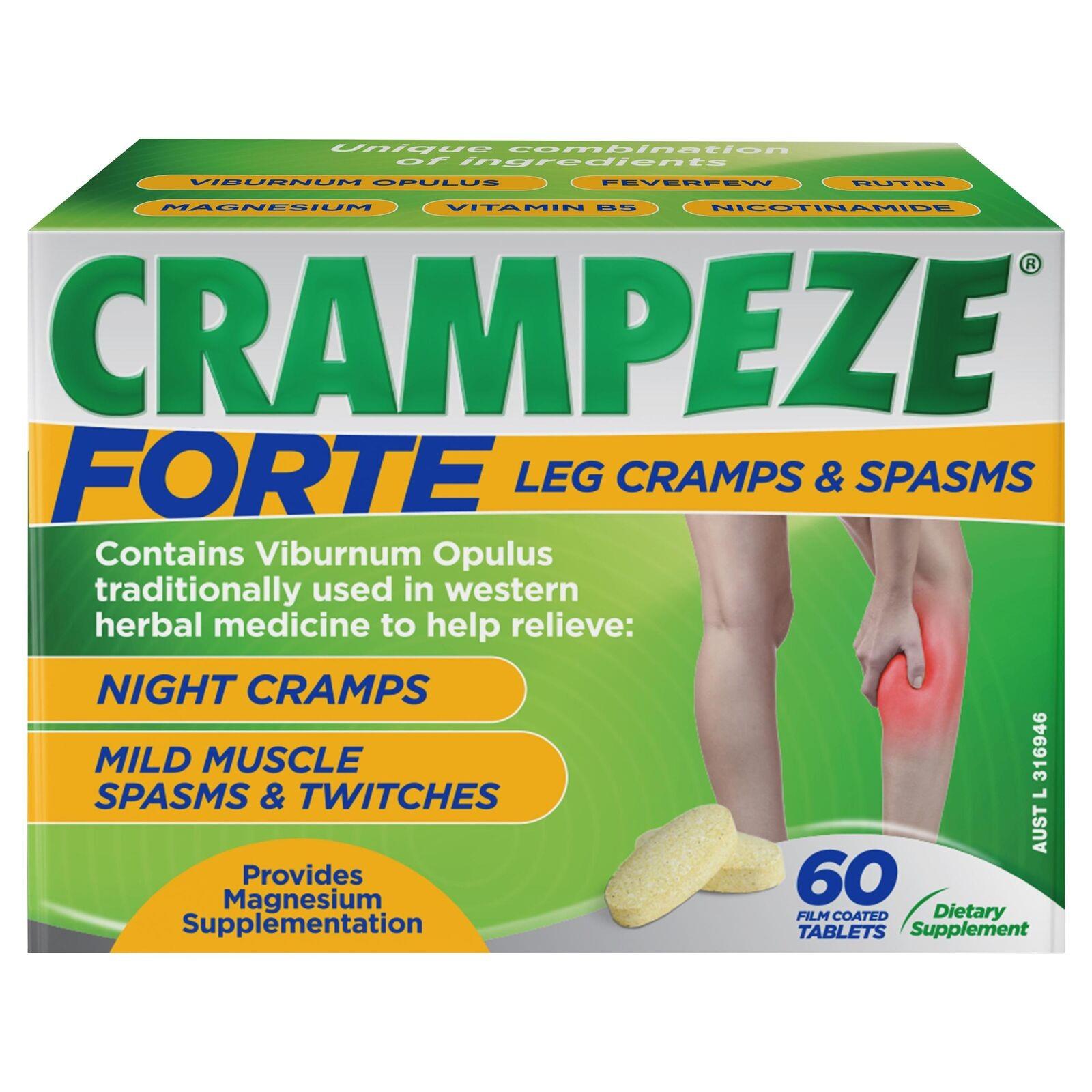 Crampeze Forte Leg Cramps & Spasms 60 Capsules