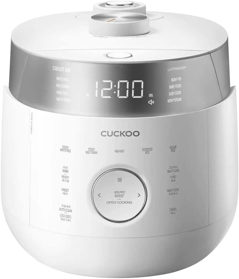 Cuckoo Rice Cooker 1.08 L Crp-lhtr0609f Induction Pressure, White, 6