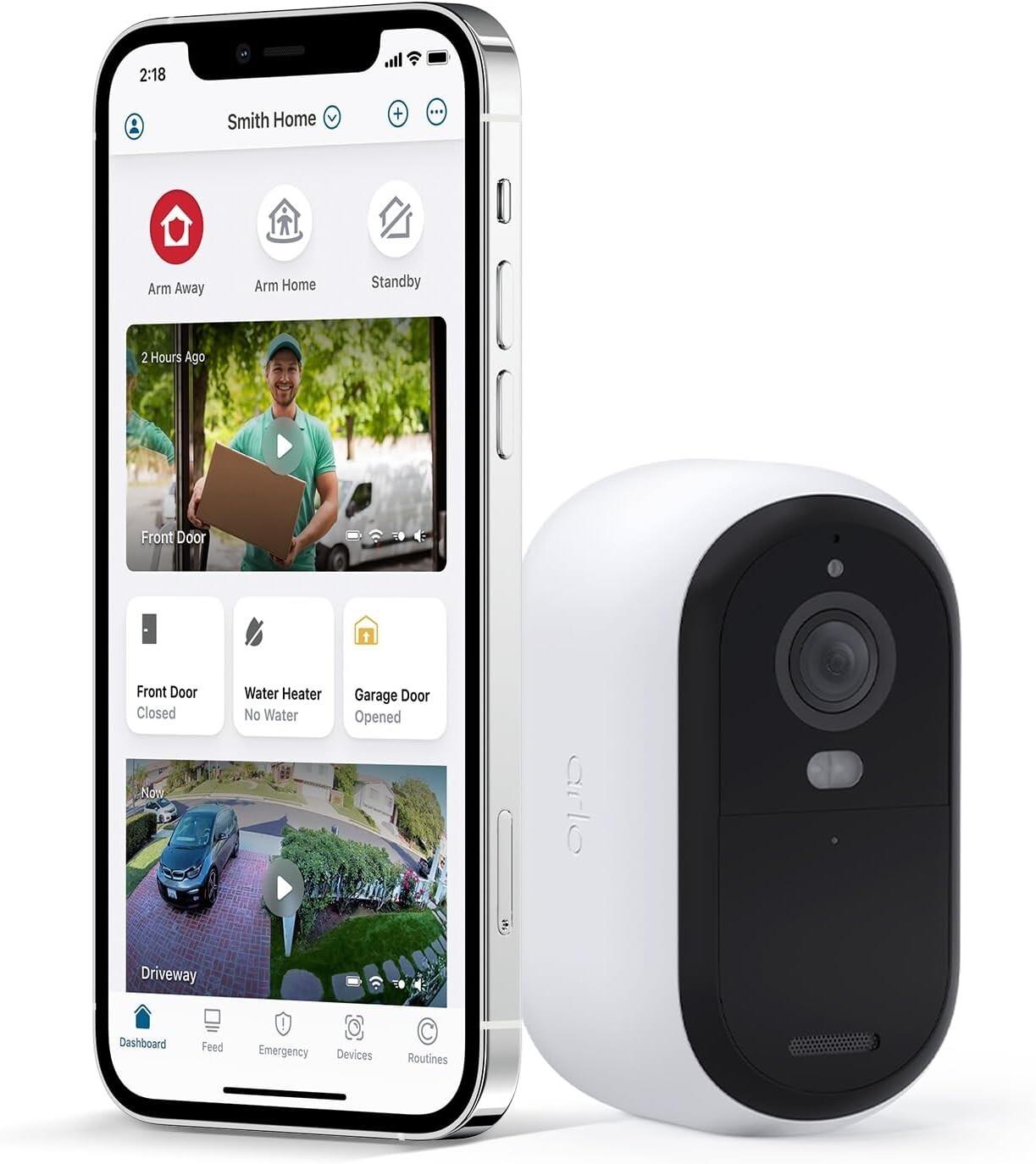 Arlo Essential 2k Outdoor Security Camera (2nd Generation) – 1 Pack –