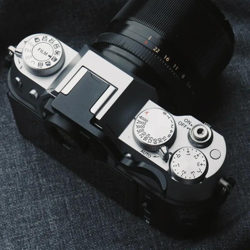 Thumb Up Thumb Rest Thumb Grip With Genuine Leather Sticker For Fujifilm X-t50