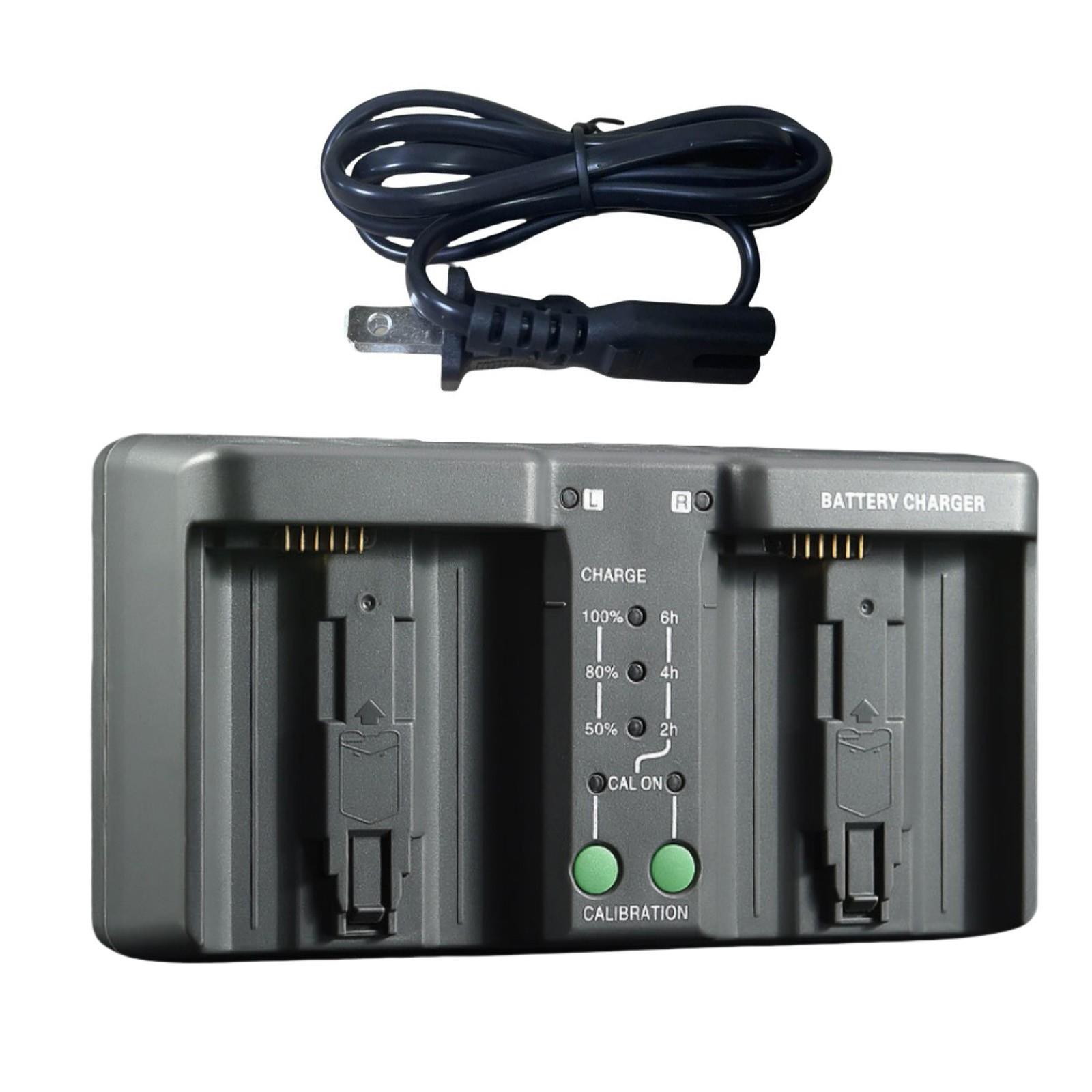 Dual Battery Charger Grey For Nikon D4 D4s D5 D6 For Canon Eos-1d