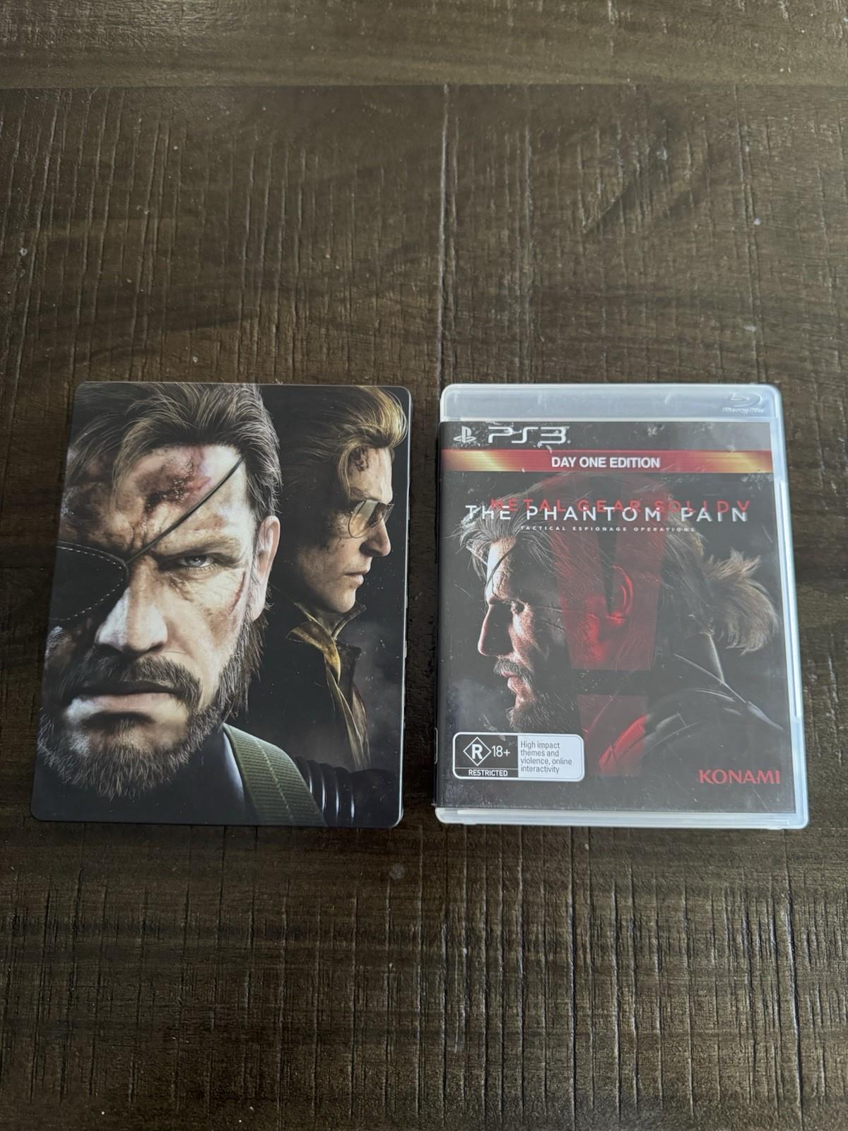 Metal Gear Solid V: The Phantom Pain Ps3 Incl Steel Book