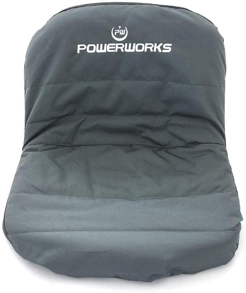 Powerworks Deluxe Riding Lawn Mower Seat Cover, Medium