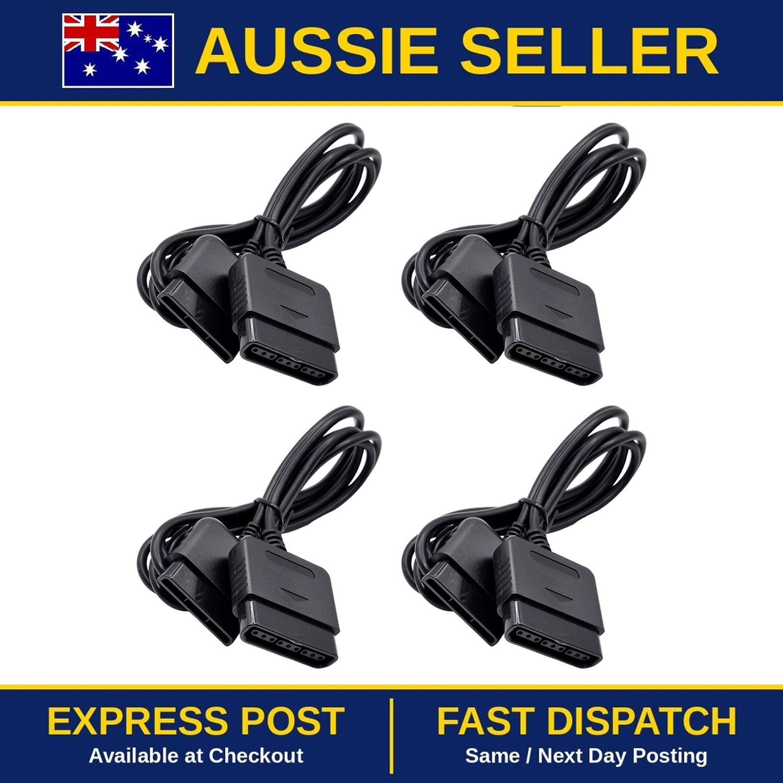 4 X Controller Extension Cables - - For Playstation 1 Controllers Ps1