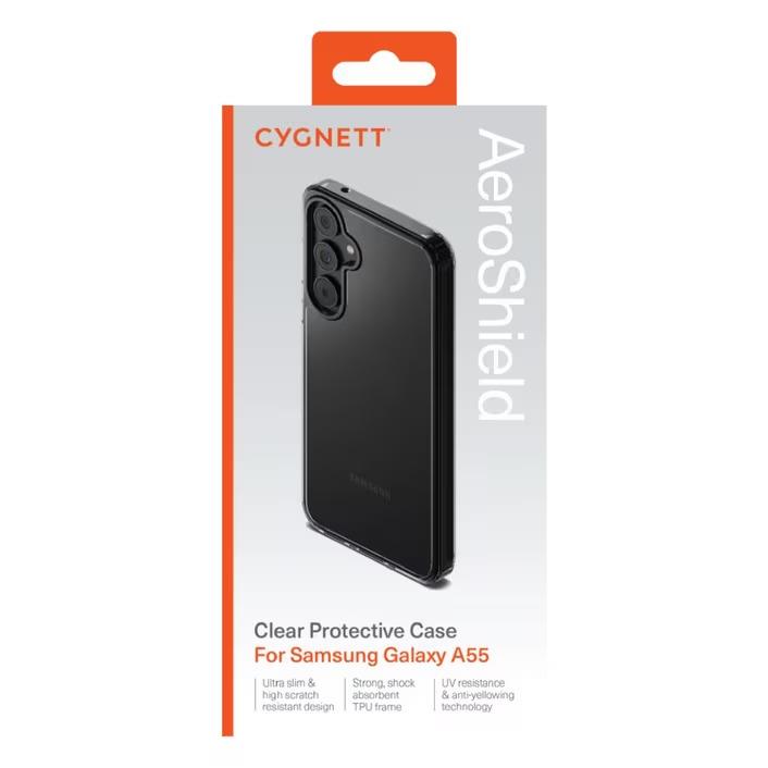 Cygnett Aeroshield Samsung Galaxy A55 5g 6.6" Ultra Slim Clear