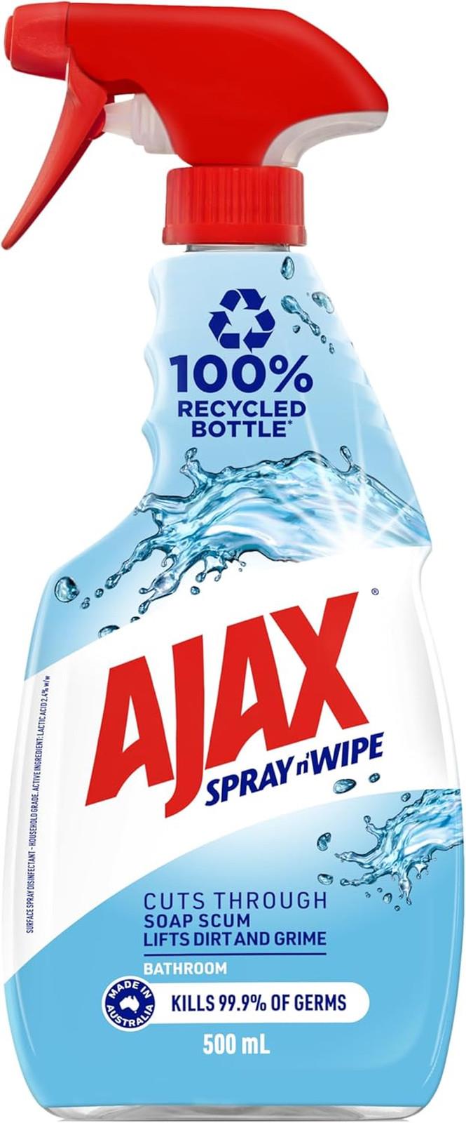 Ajax Spray N' Wipe Bathroom Antibacterial Disinfectant Cleaner