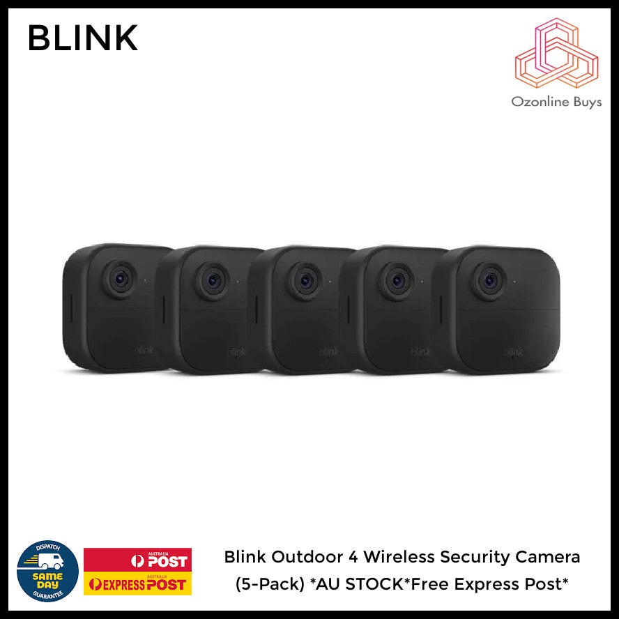 Blink Outdoor 4 Wireless Security Camera (5-pack) Au Stock