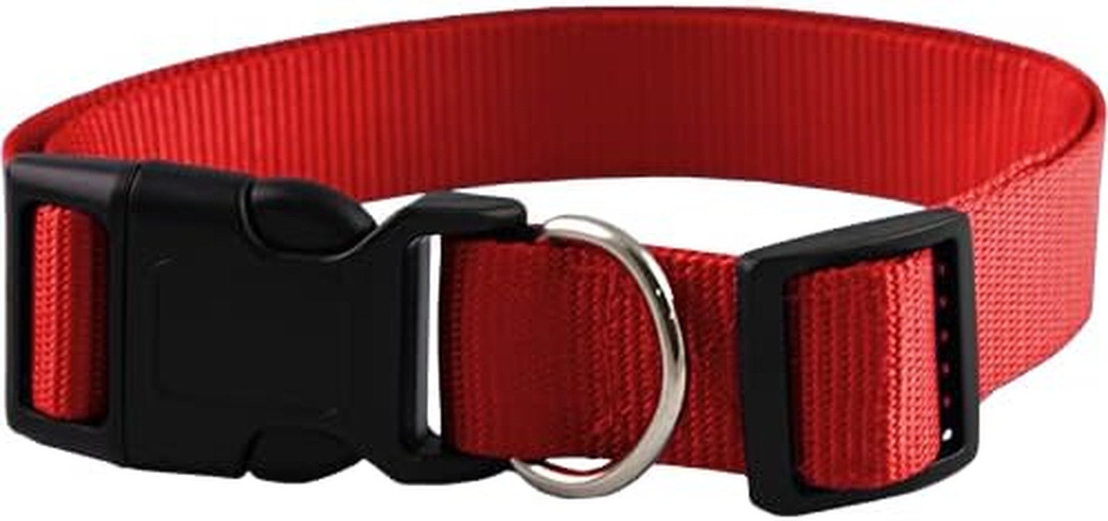 Furwear Basic Dog Collar Red - Medium, Strong And Durable Basic Dog