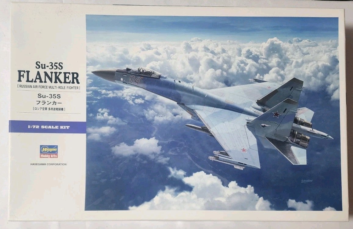 Hasegawa 1/72 Russian Air Force Su-35s Flanker Model Kit