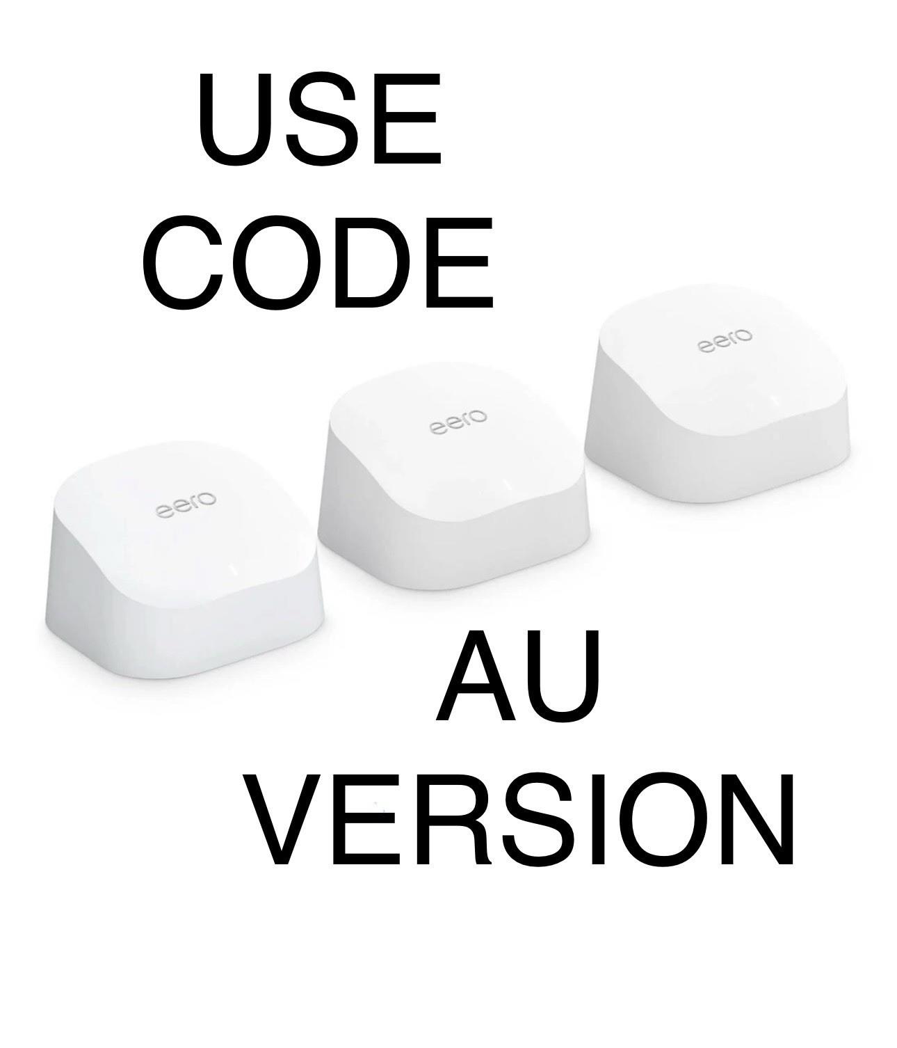 Amazon Eero 6 Truemesh Wi-fi 6 Dual Band System 3-pack - White