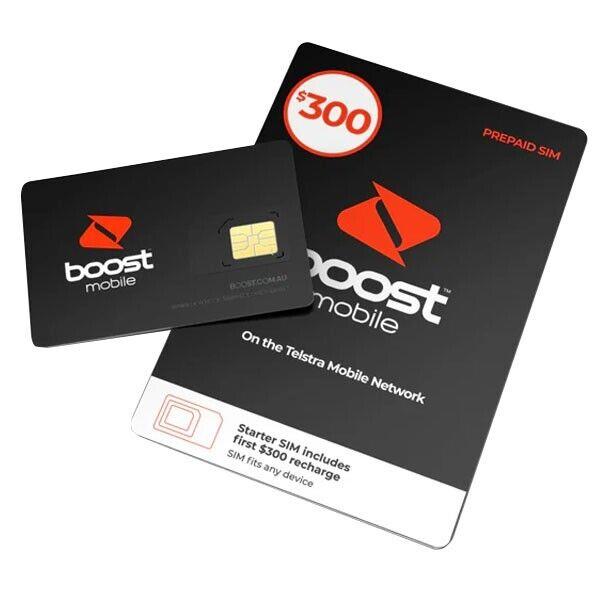 Boost Mobile $300 Prepaid Multi Fit Sim Card Starter Kit Pack 4g 5g