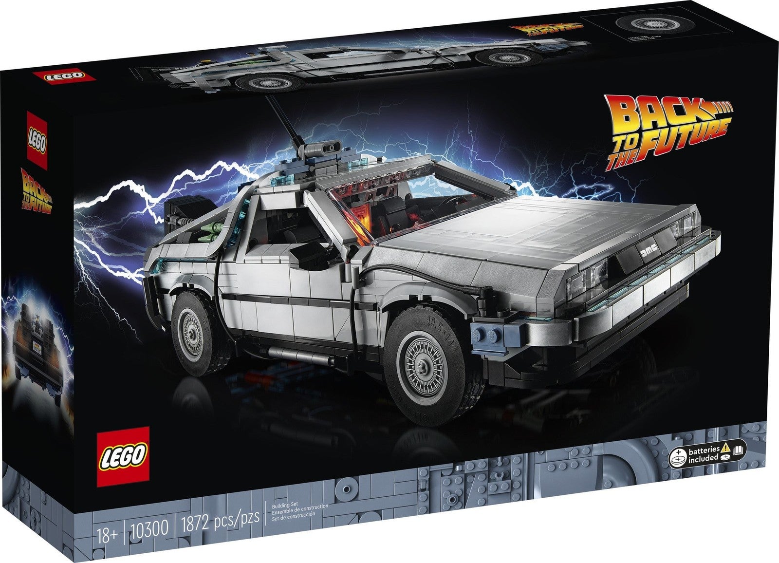 Lego® Creator Set 10300 Back To The Future Time Machine, Complete W