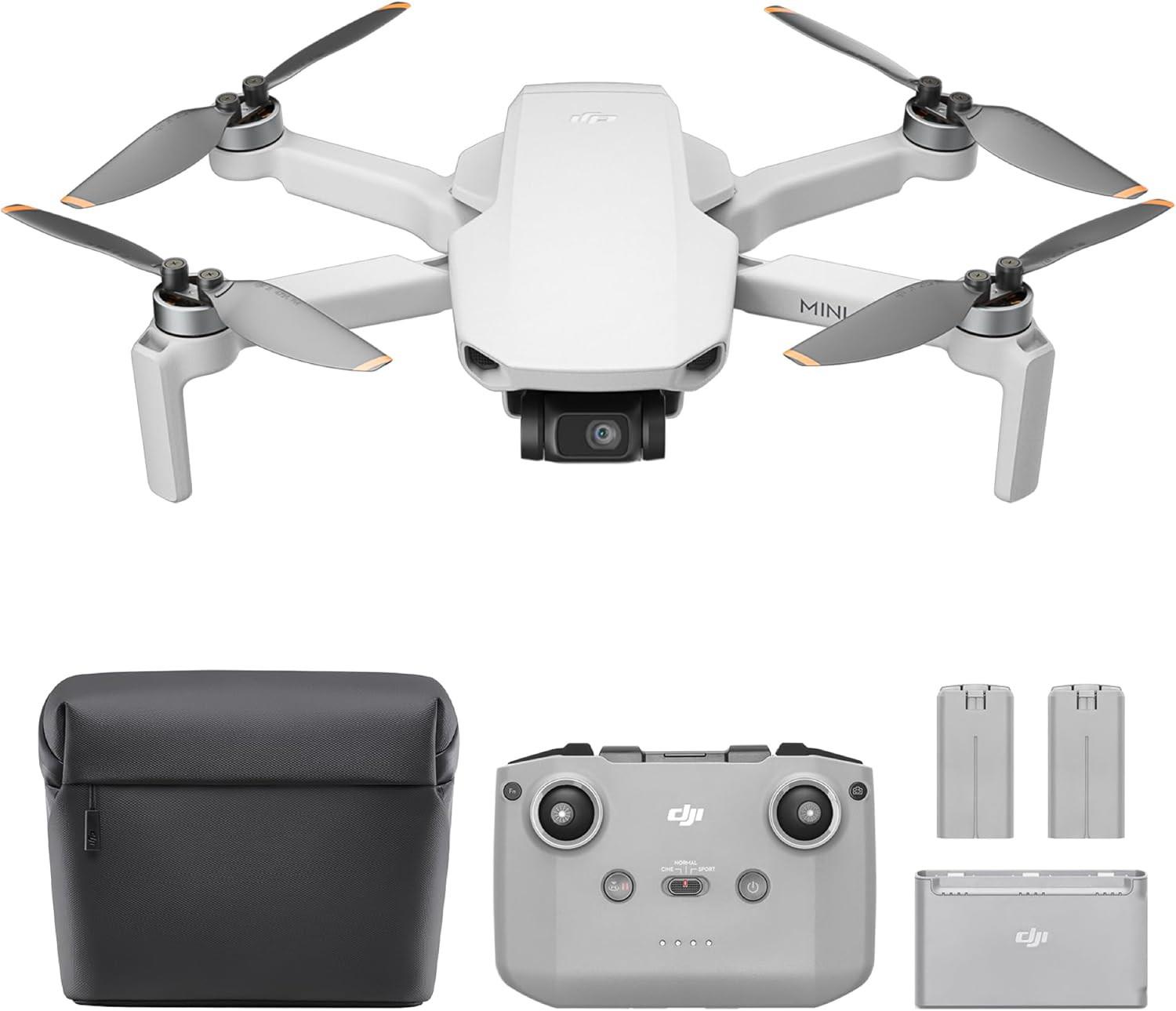 Dji Mini 4k Fly More Combo, Drone With 4k Uhd Camera For Adults, Under