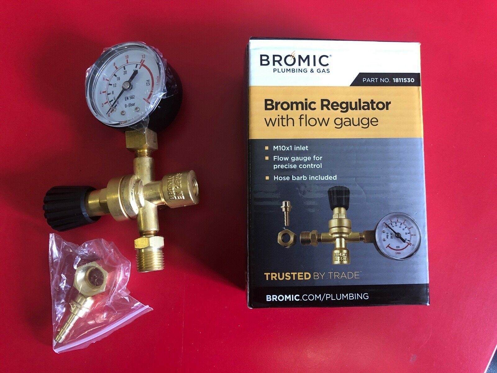 Bromic Nitrogen Argo Co2 Gas Cylinder Regulator