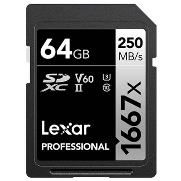 Lexar 1667x Uhs-ii Sdxc Sd Card - 64gb