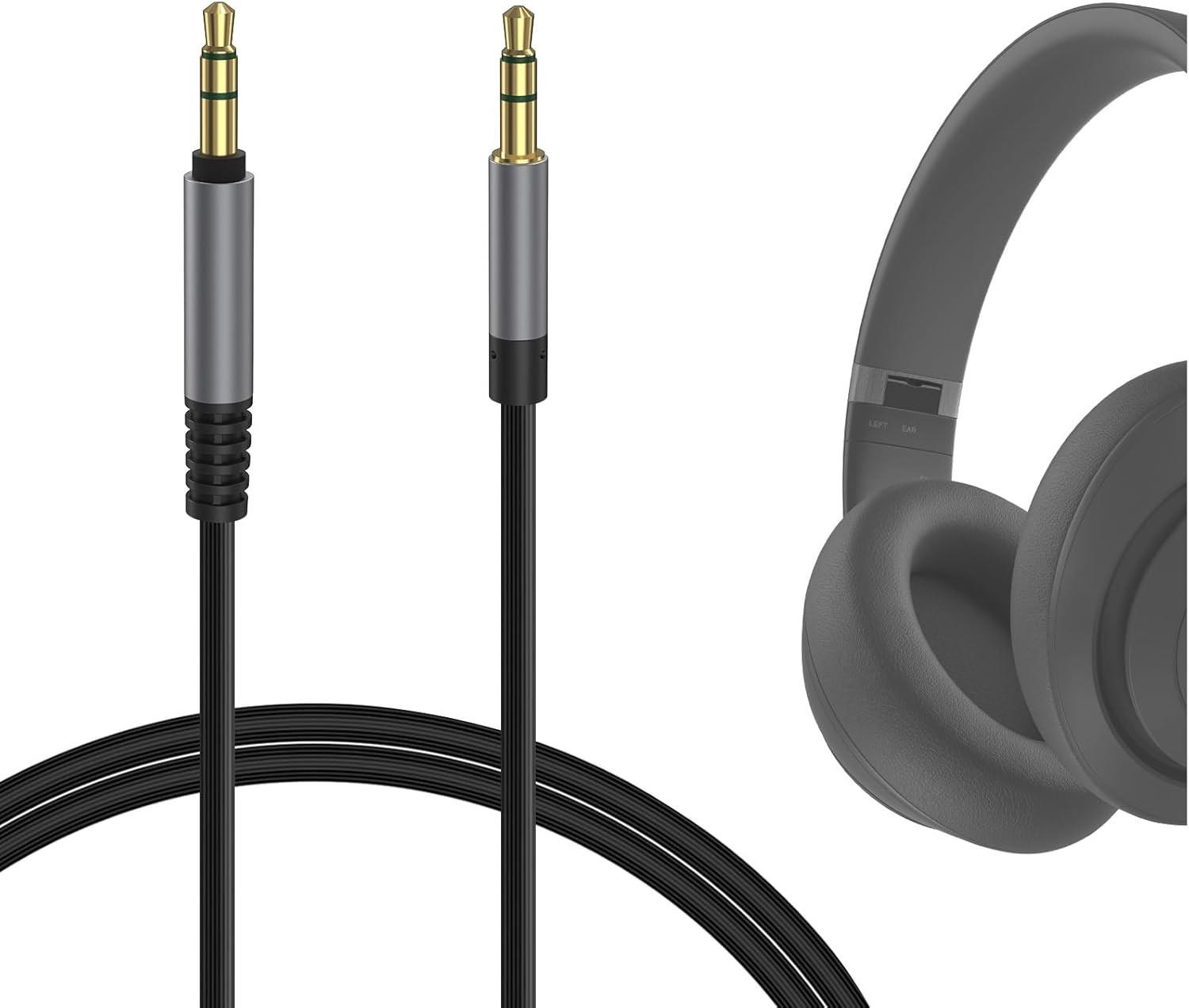 Geekria Audio Cable Compatible With Beats Studio Pro, Solo 4, Solo 3,