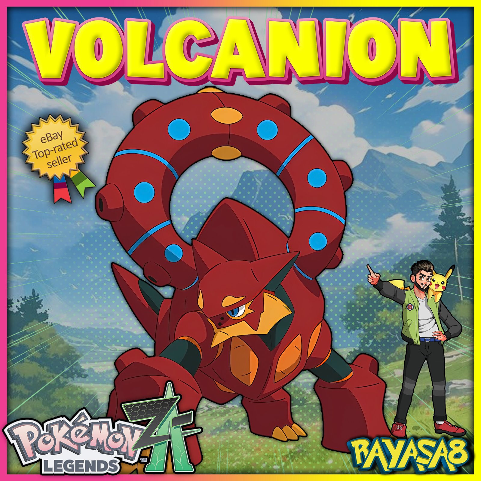Volcanion Mythical Pokemon Legends Za Best Stats