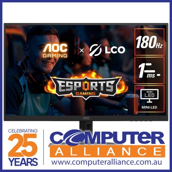 27" Aoc Q27g40xmn Qhd 180hz Qd-miniled Gaming Monitor