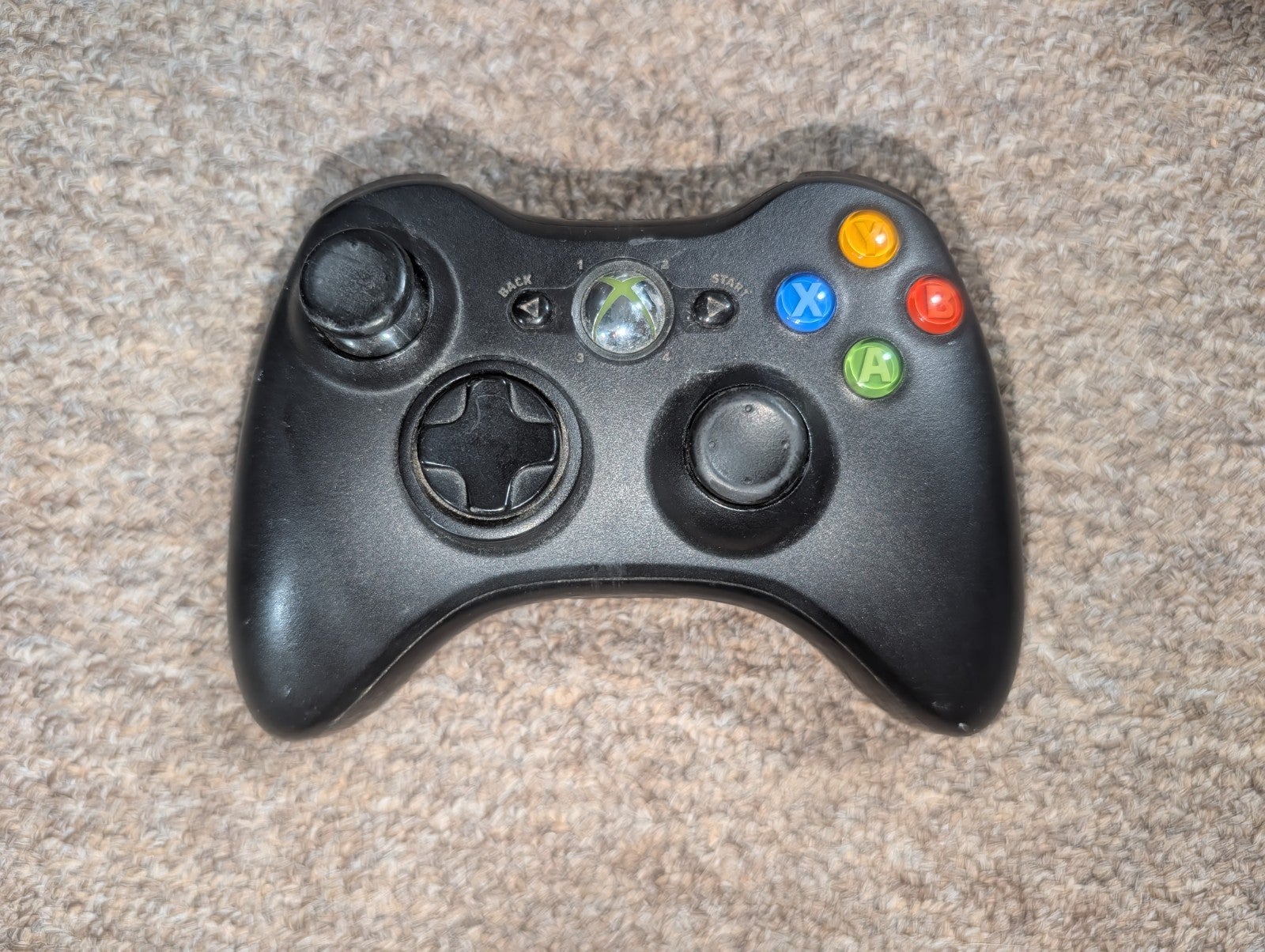 Microsoft Xbox 360 Controller Genuine Wireless Black