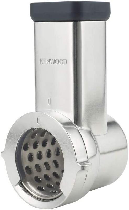Kenwood Rotary Slicer And Grater, Stand Mixer Attachment, Kax643me, Silver