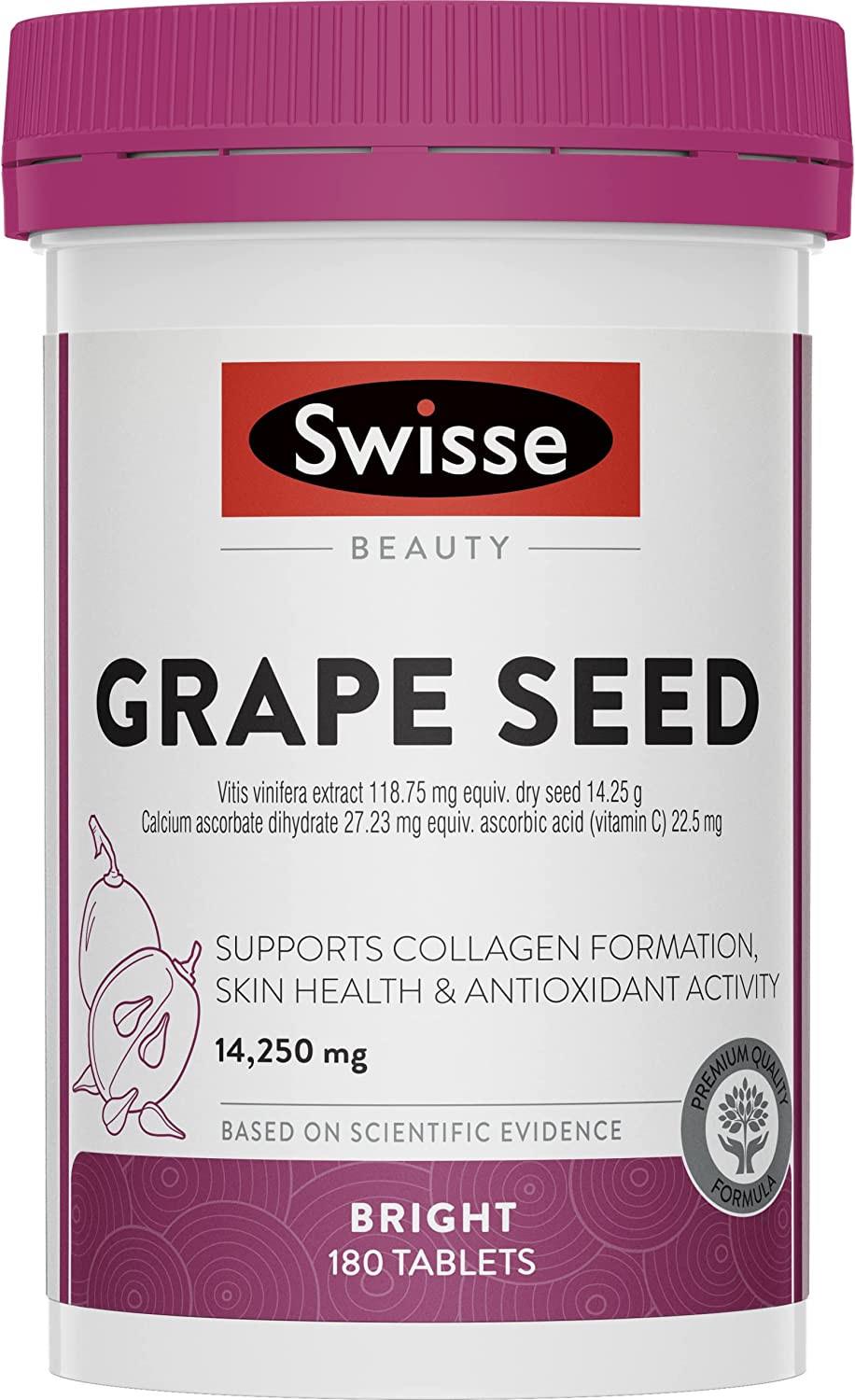 Swisse Beauty Grape Seed | Provides Anti-oxidant Support For Skin