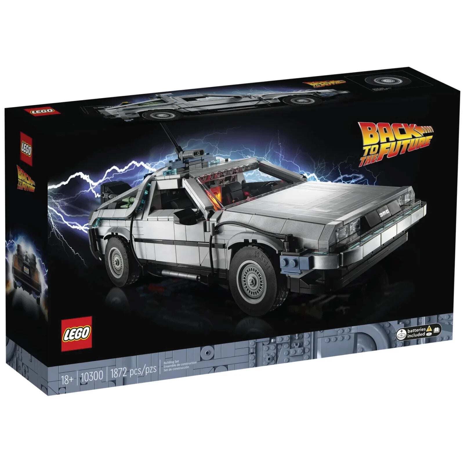 Lego 10300 Icons Back To The Future Time Machine Brand & Sealed