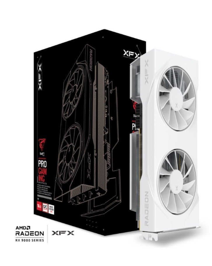 Xfx Swift Amd Radeon Rx 9070 Oc White Dual Fan Gaming Edition With