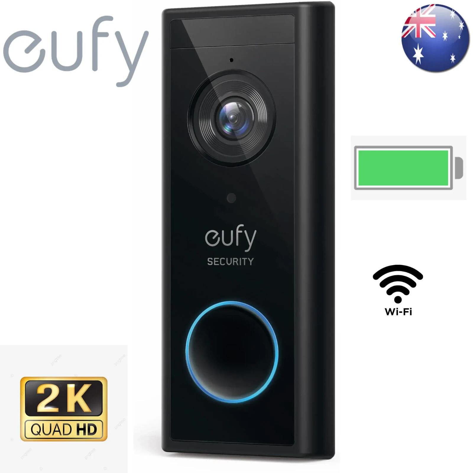 Eufy Security Wireless Video Doorbell 2k (addon) ==like New==read