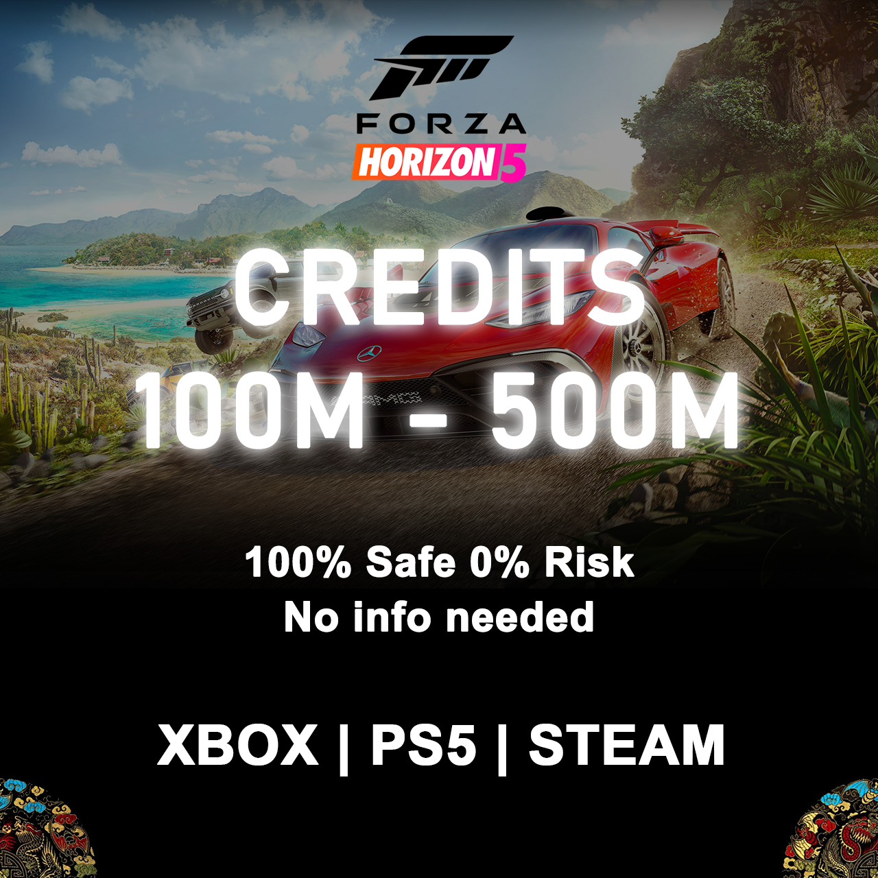 Forza Horizon 5 Cr ✨ 10m-500m ✨ Xbox | Ps5 | Pc