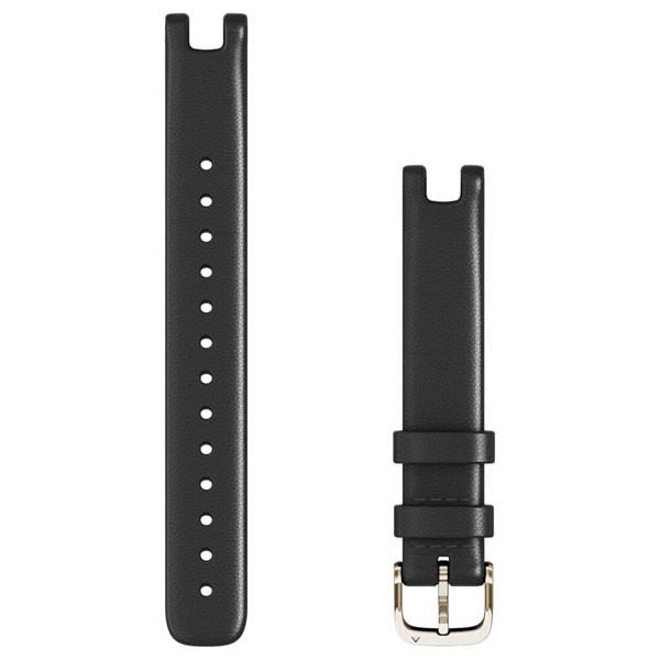 Garmin Lily 14mm Black Italian Leather Band