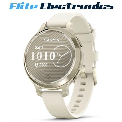 Garmin Lily 2 Active Lunar Gold, Bone Silicone Band 010-02891-00