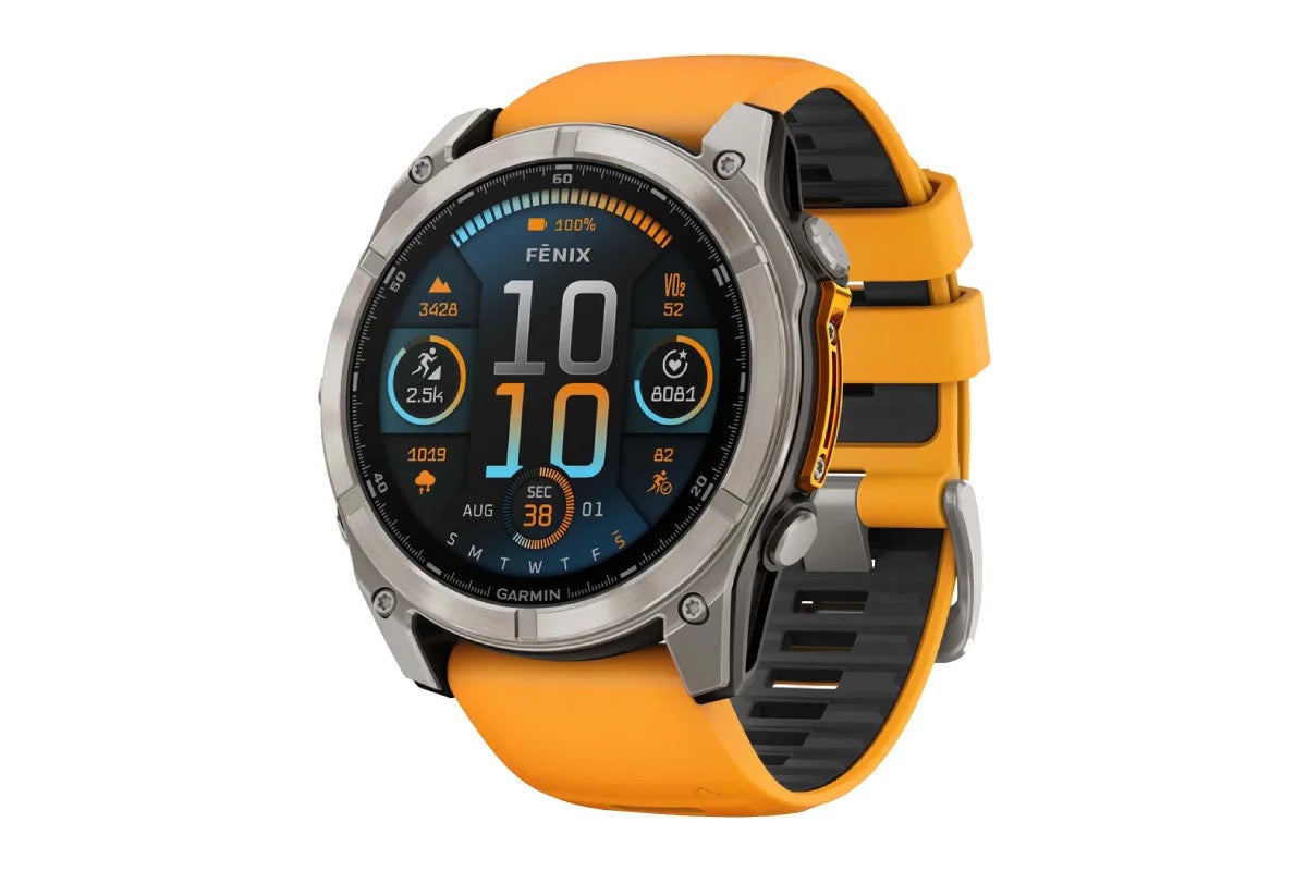 Garmin Fenix 8 Amoled Sapphire Smart Sports Watch (titanium With Spark