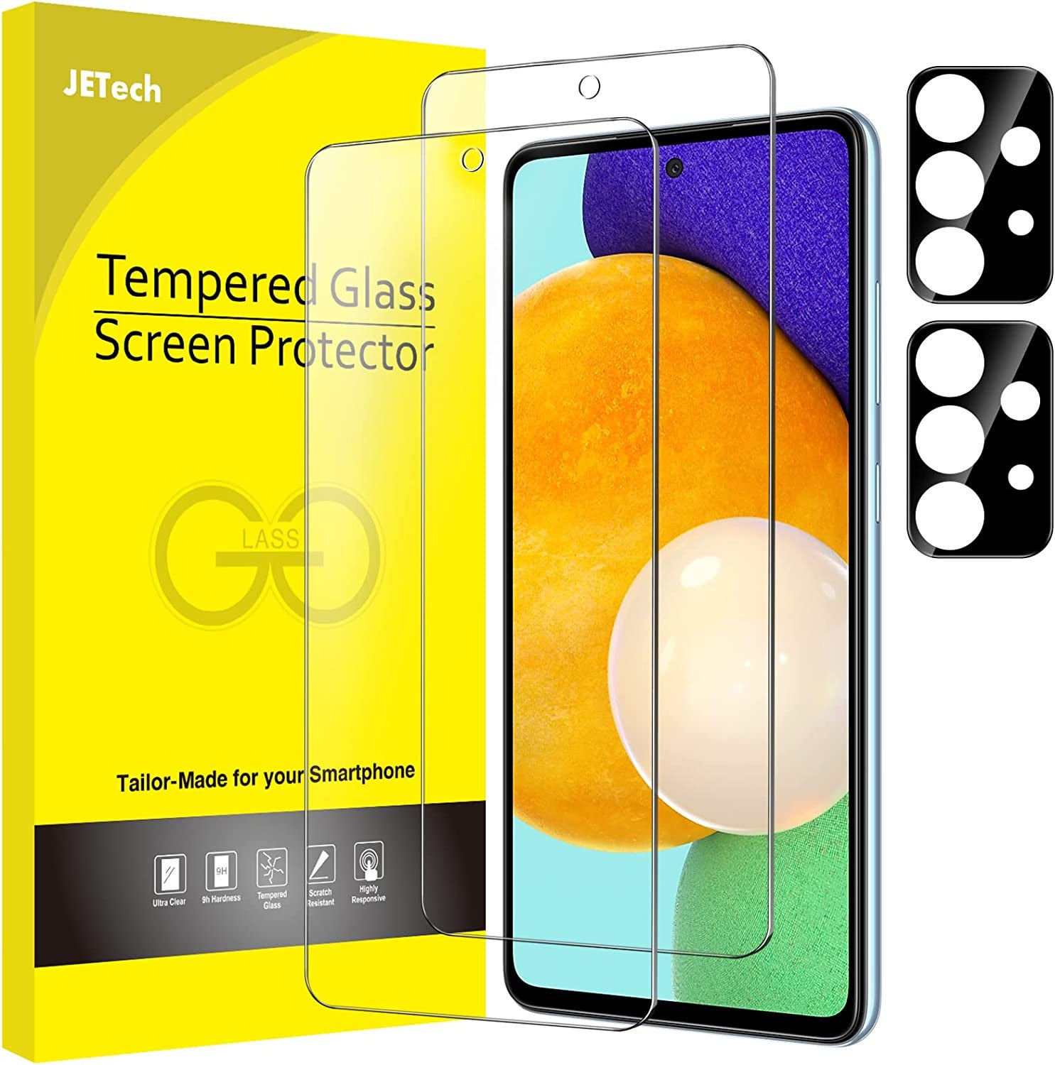 Jetech Screen Protector For Samsung Galaxy A52 / A52 5g / A52s 5g With