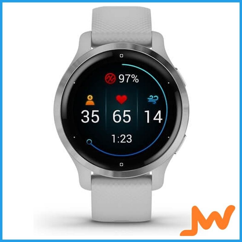 Garmin Venu 2s Smart Watch Silver With Mist Grey