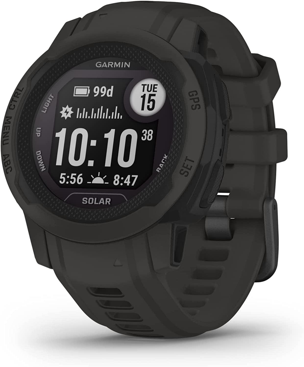 Garmin Instinct® 2s Solar, Graphite, Rugged Gps Smartwatch