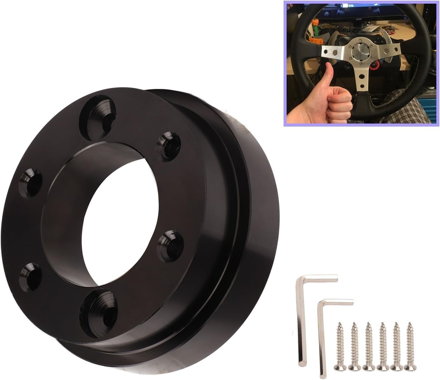G920 Wheel Adapter, Steering Wheel Adapter Plate For Logitech G25, G27,