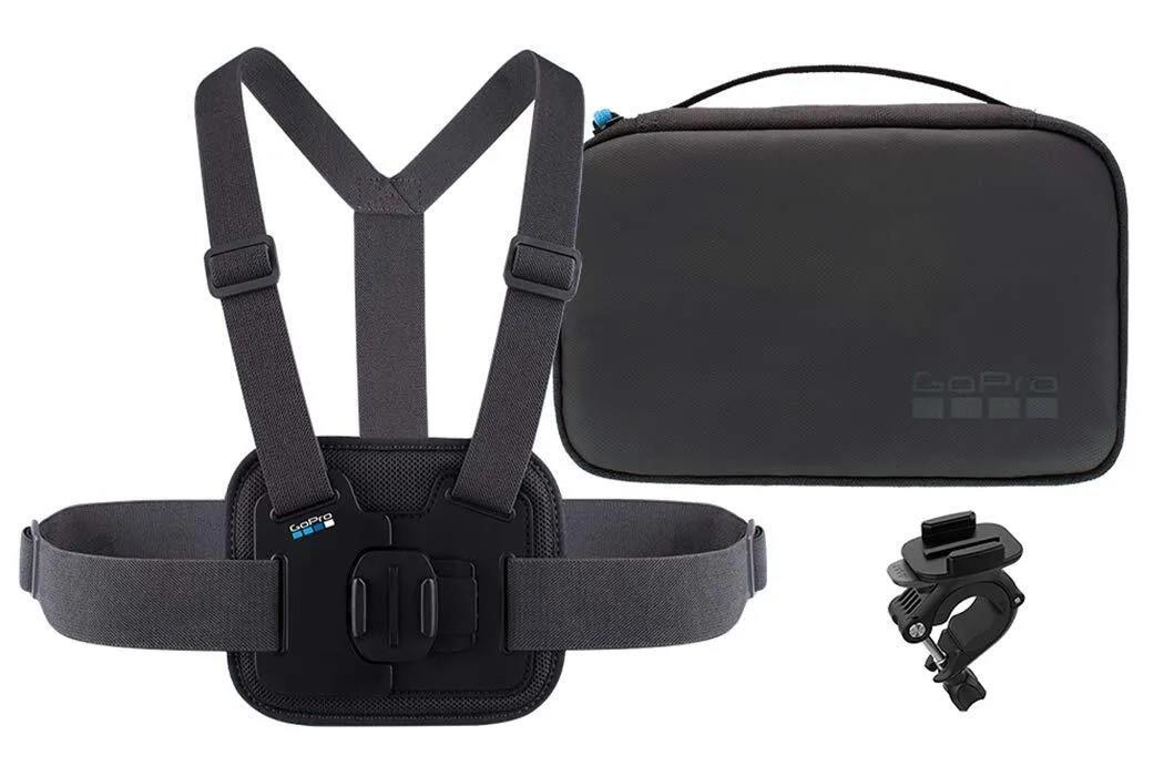 Genuine Gopro Sports Kit | Pro Chesty + Handlebar Mount + Compact Case