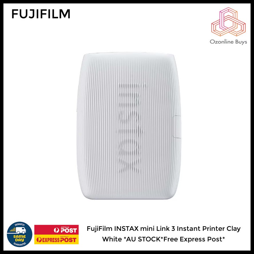 Fujifilm Instax Mini Link 3 Instant Printer Clay White Au Stockfree