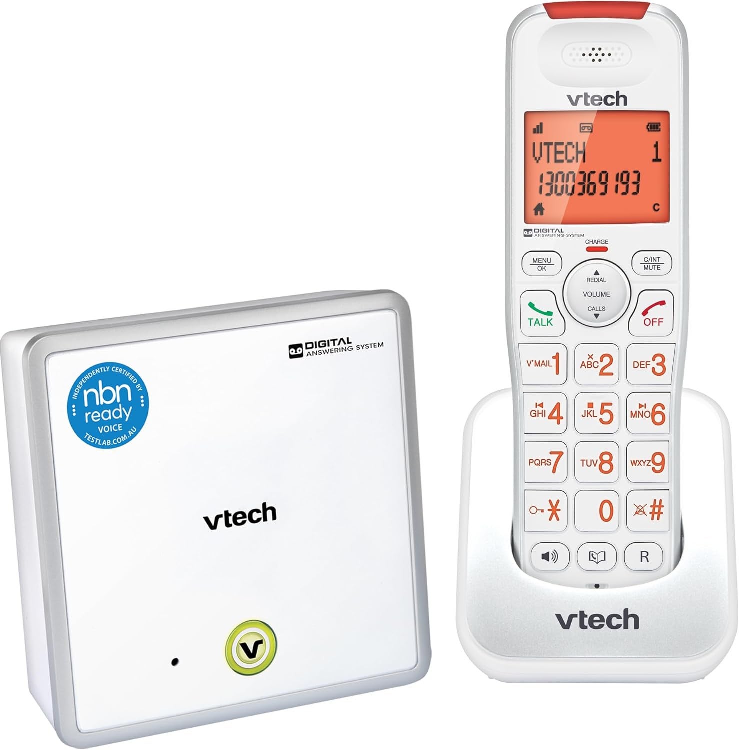 Vtech Comfort Cordless Bundle - Nbn Ready Phone System - 1 Handset -