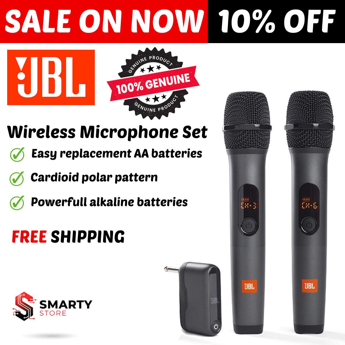 Brand Jbl Wireless Microphone Set - 2 Pack (jblwirelessmicas2) Black