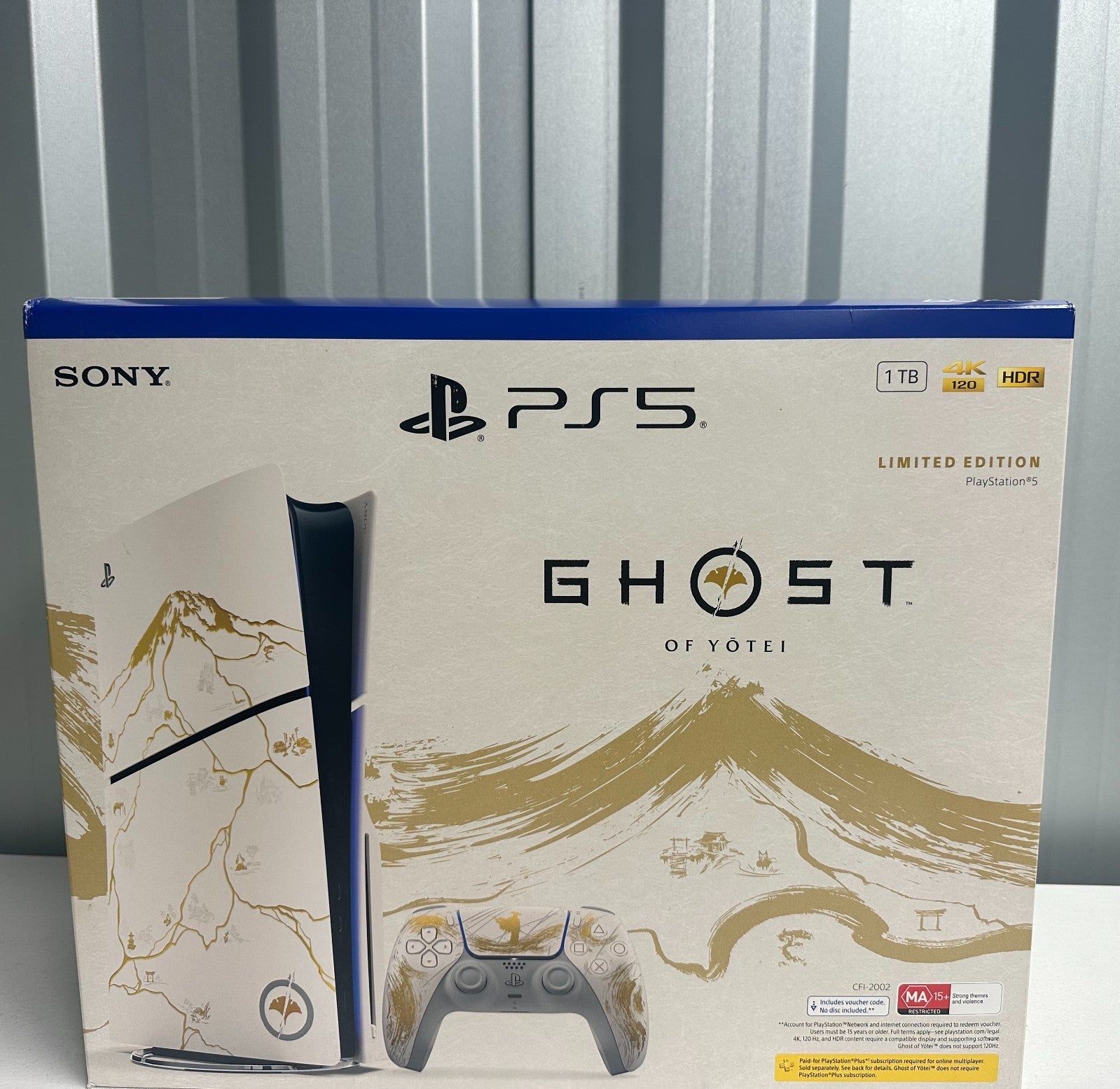 sealedsony Playstation 5 Ps5 Slim Limited Edition Console Ghost Of Yotei 1tb