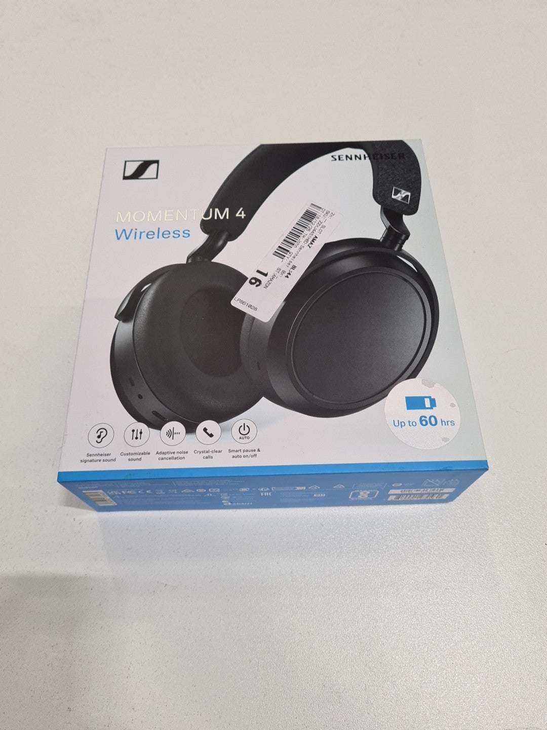 Left Quiet Sennheiser Momentum 4 Over-ear Wireless Headphones Exc